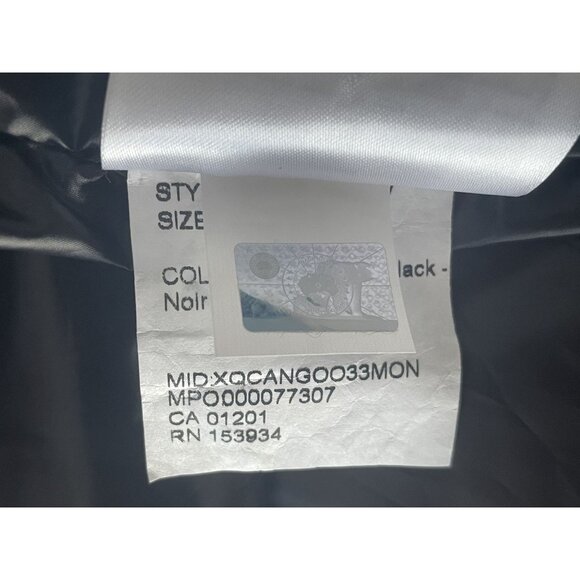 Canada Goose Black Puffer Hooded Belted Long Down Coat Womens - Picture 16 of 16